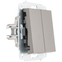 Comutator cap scara 10A gri deschis Vesna - Lezard - ambalaj