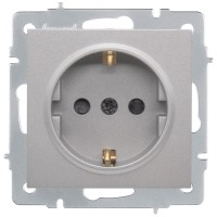 Priza Schuko 16A gri deschis Vesna - Lezard
