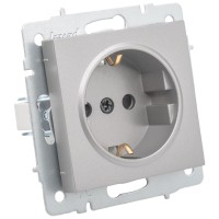 Priza Schuko 16A gri deschis Vesna - Lezard - ambalaj