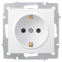 Priza Schuko 16A cu protectie copii alba, gama Vesna - Lezard - imagine 5