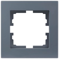 Rama decorativa 1 post gri grafit Vesna - Lezard