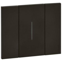 Rama ornament 2 module negru Bticino Living Now Legrand - detaliu