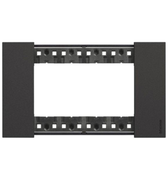 Rama ornament 4 module negru, gama Bticino - Legrand