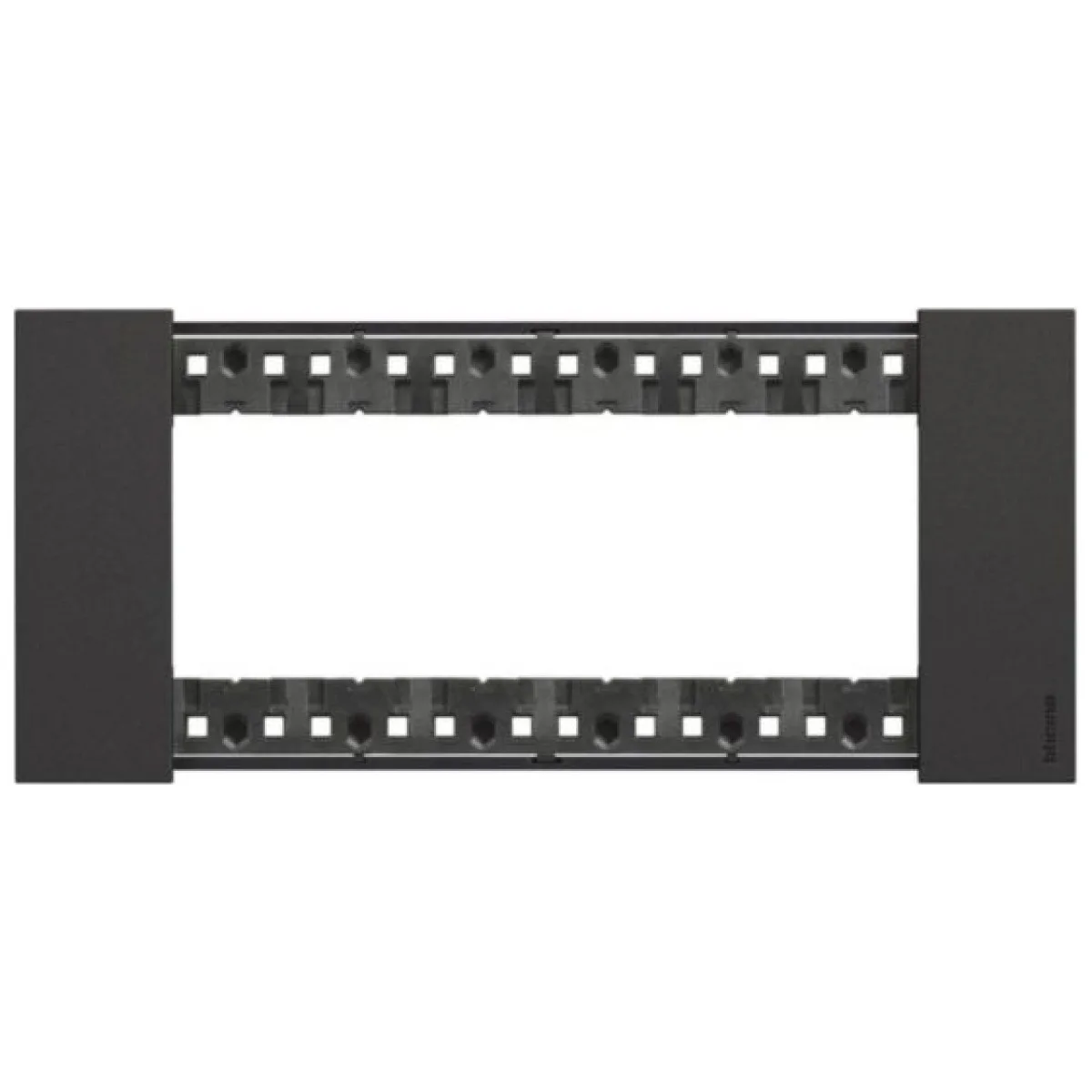 Rama ornament 6 module negru Bticino - Legrand KA4806KG