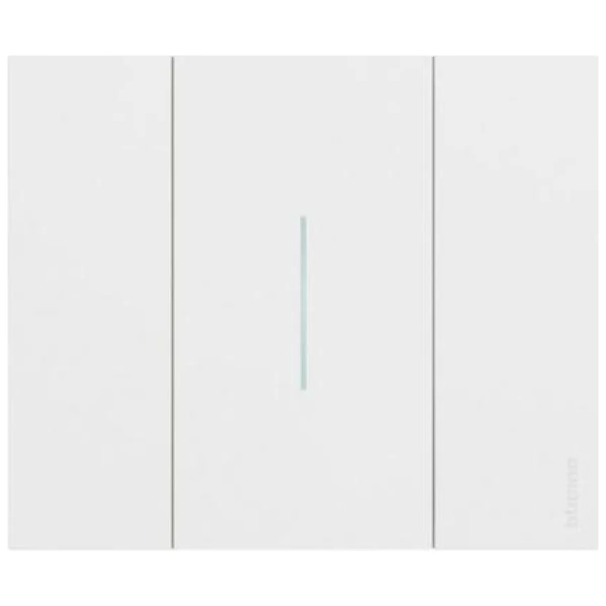 Rama ornament 2 module alb, gama Bticino Living Now - Legrand