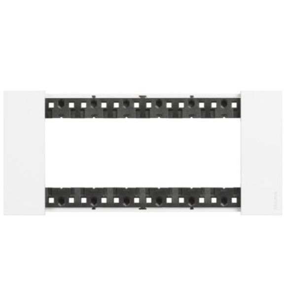 Rama ornament 6M alba Bticino Legrand pentru aparataj modular