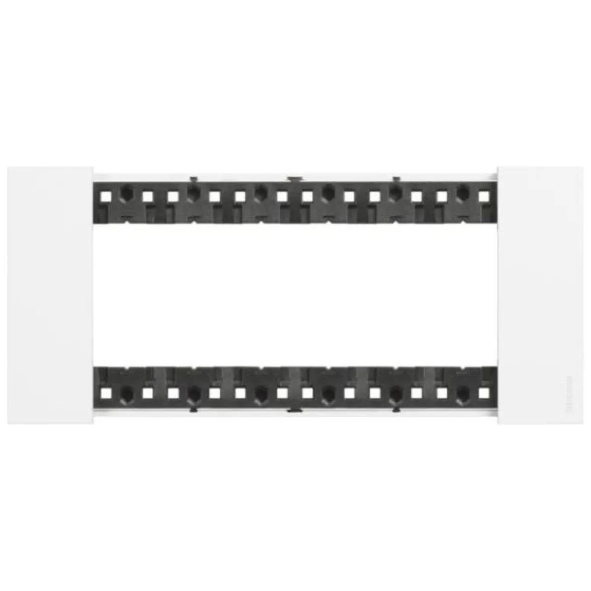 Rama ornament 6M alba Bticino Legrand pentru aparataj modular