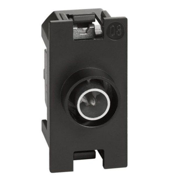 Priza TV directa 1M negru Living Now Bticino - Legrand