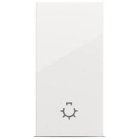 Intrerupator cu revenire 1M 10A alb, gama Moda
