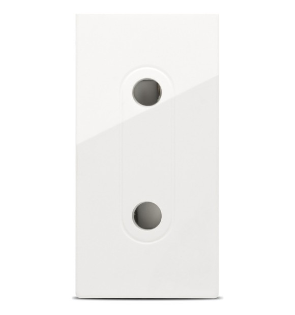 Priza 1M 16A alb, fara contact de protectie, gama Moda