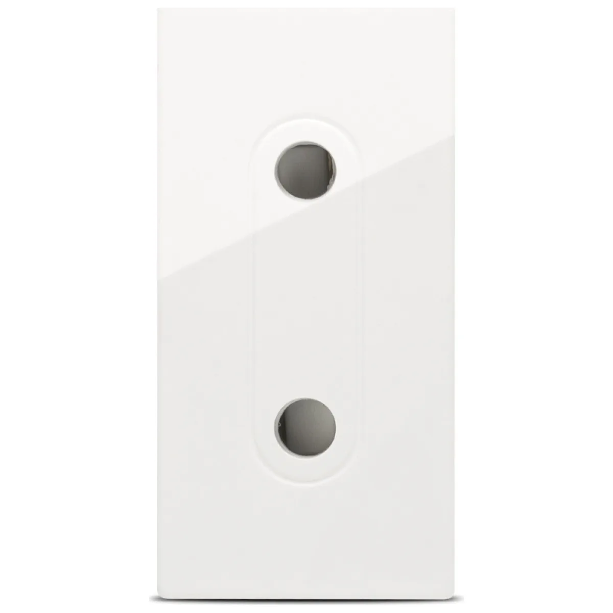 Priza 1M 16A alb, fara contact de protectie, gama Moda