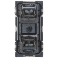 Priza 1M 16A alb, fara contact de protectie, gama Moda - ambalaj
