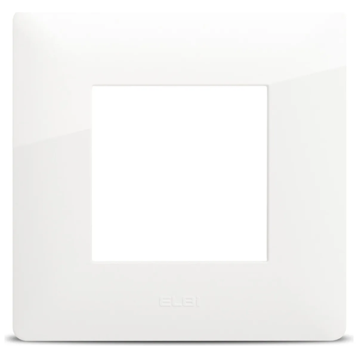 Rama ornament 2 module alb, gama Moda Elbi, doza rotunda