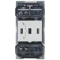 Intrerupator simplu 1M 10A alb mat Moda Elbi - ambalaj