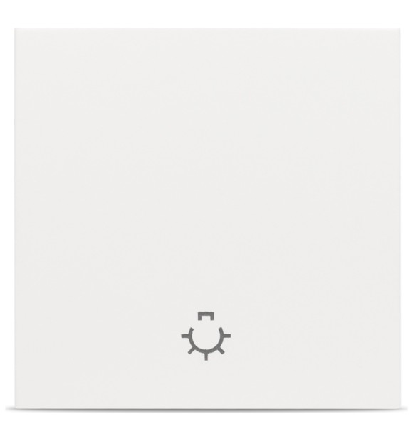 Intrerupator cu revenire 2M 10A alb mat, gama Moda