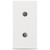 Priza 1M alb mat, gama Moda - Elbi