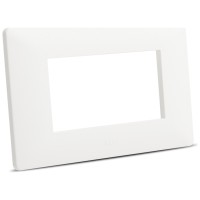 Rama ornament 4 module alb mat Moda - ELBI - vedere laterala
