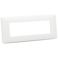 Rama ornament 7 module alb mat Moda - Elbi - vedere laterala