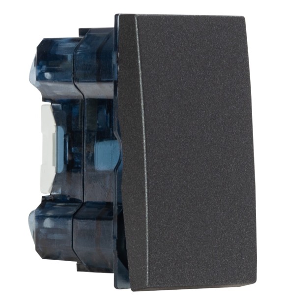 Intrerupator simplu 1M 10A antracit mat, gama Moda