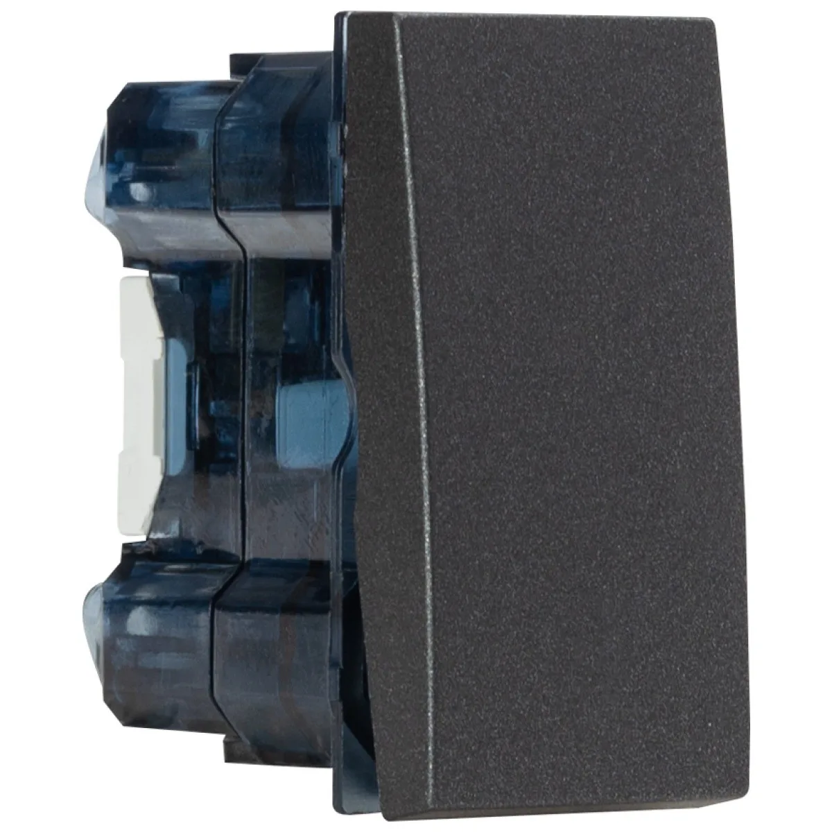 Intrerupator simplu 1M 10A antracit mat, gama Moda