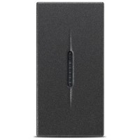 Intrerupator simplu 1M 10A cu LED antracit mat Moda