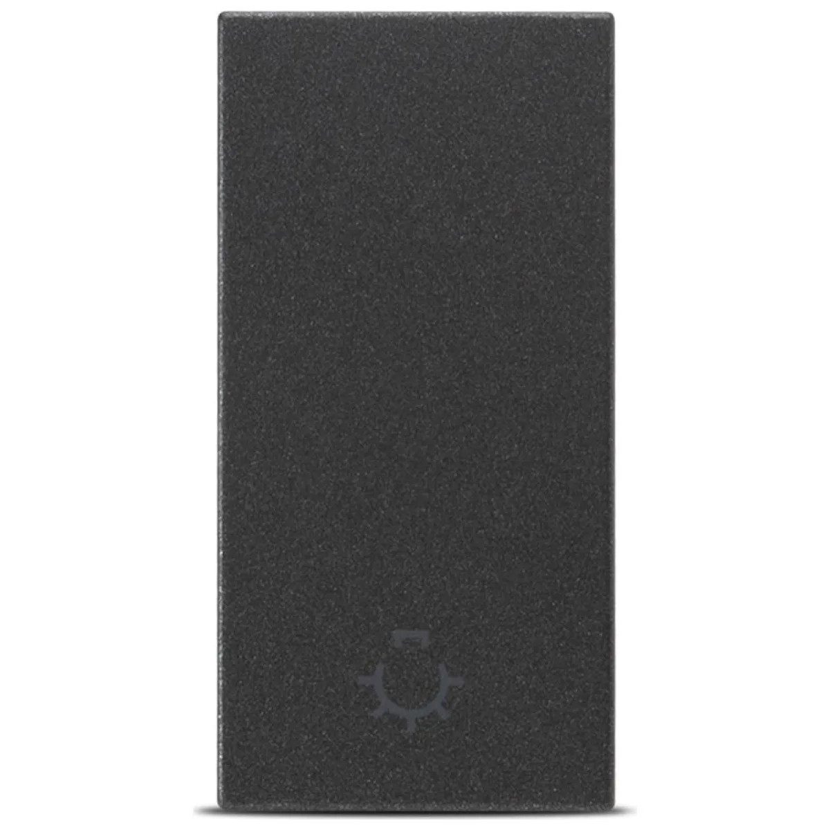 Intrerupator cu revenire 1M 10A antracit mat Moda Voice