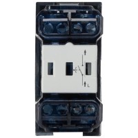 Intrerupator cu revenire 1M 10A antracit mat Moda Voice - ambalaj