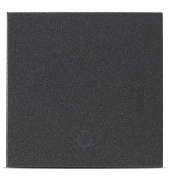 Intrerupator cu revenire 2M 10A antracit mat Moda