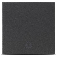 Intrerupator cu revenire 2M 10A antracit mat Moda