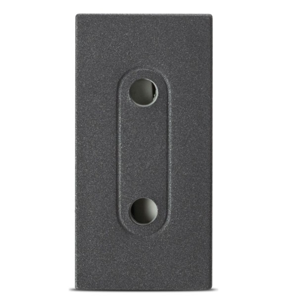 Priza 1 modul antracit mat, gama Moda Voice - Elbi