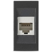 Priza date UTP RJ45 Cat.6e 1M antracit Moda - ELBI