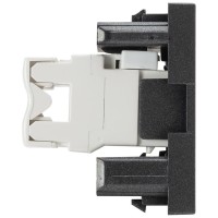 Priza date UTP RJ45 Cat.6e 1M antracit Moda - ELBI - detaliu