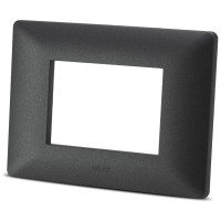 Rama ornament 3 module antracit mat Moda Voice - ELBI - vedere laterala