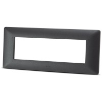 Rama ornament 7M antracit mat Moda - aparataj modular Elbi - vedere laterala