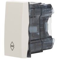 Intrerupator cap scara 1M 10A bej mat, gama Moda - Elbi - vedere laterala