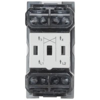 Intrerupator cruce 1M 10A bej mat Moda Voice Elbi - ambalaj