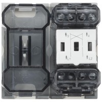 Intrerupator cruce 2M 10A bej mat, gama Moda - Elbi - ambalaj