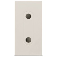 Priza 1M 16A bej mat, gama Moda Voice - ELBI