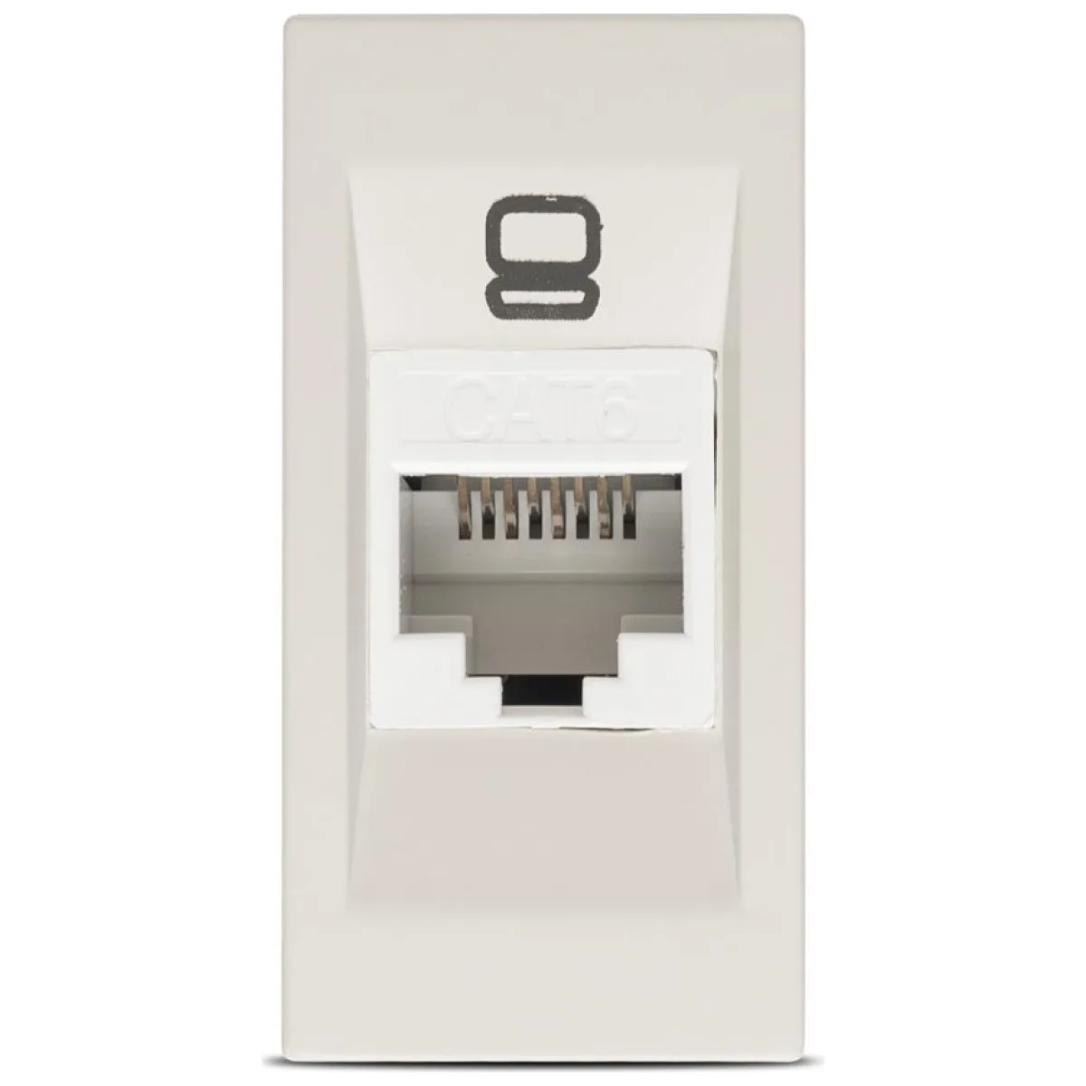 Priza date UTP RJ45 Cat.6e 1M bej mat Moda - ELBI