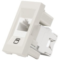 Priza date UTP RJ45 Cat.6e 1M bej mat Moda - ELBI - detaliu