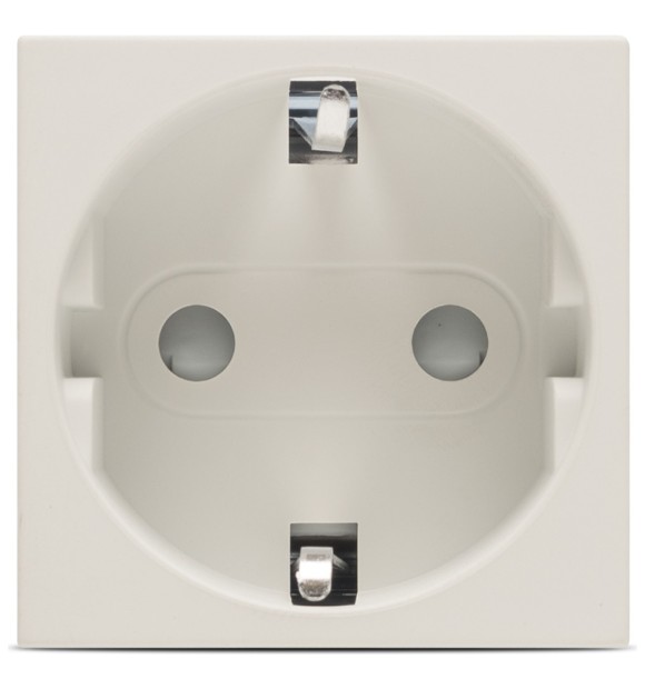 Priza Schuko cu protectie copii 2M 16A bej mat - gama Moda