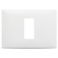 Rama ornament 1 post alb mat, gama Moda Voice - ELBI