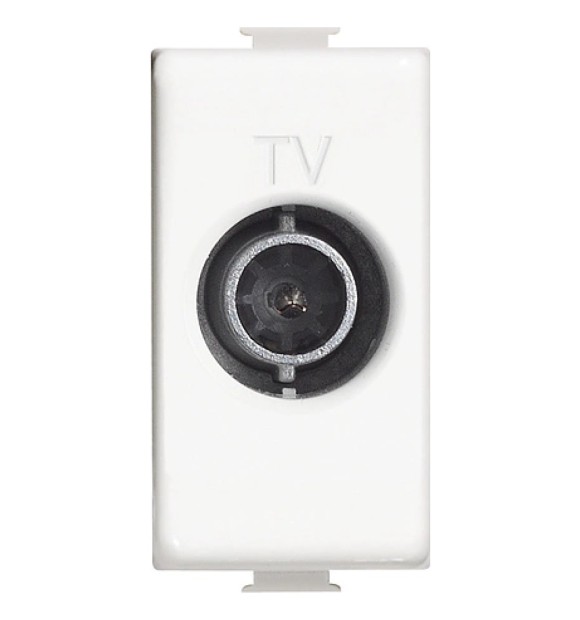 Priza TV 1M alb Matix, gama Bticino - Legrand