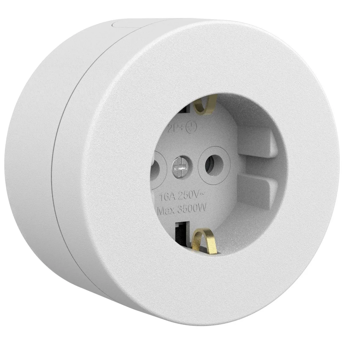 Priza Schuko aplicata 16A IP54 gri Xone Ovivo