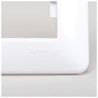 Rama 1 post alba Asfora Schneider, ornament aparataj - vedere laterala