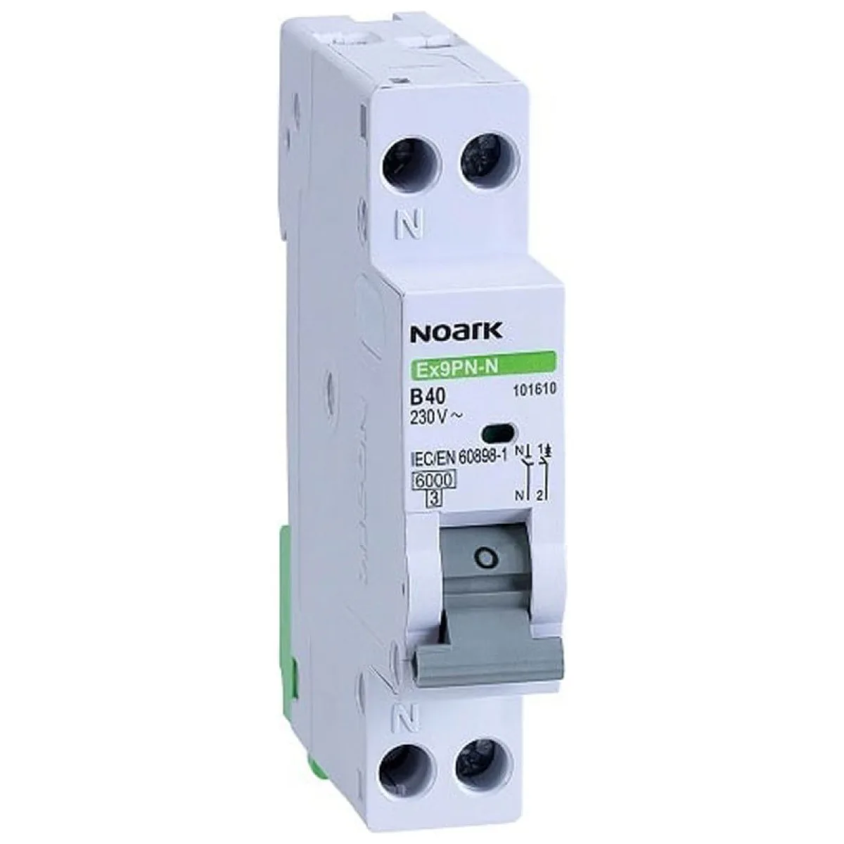 Intrerupator automat 1P+N 6A curba B 4.5kA Noark