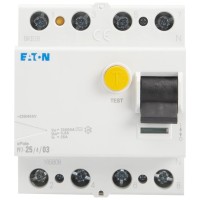 Intrerupator diferential RCCB 25A 4P 30mA tip AC, 10kA - vedere laterala
