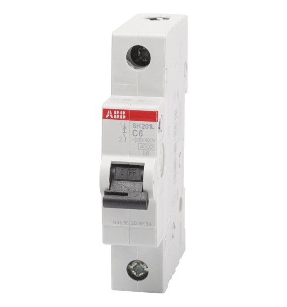 Intrerupator automat 6A 1P curba C 4.5kA, 1 modul