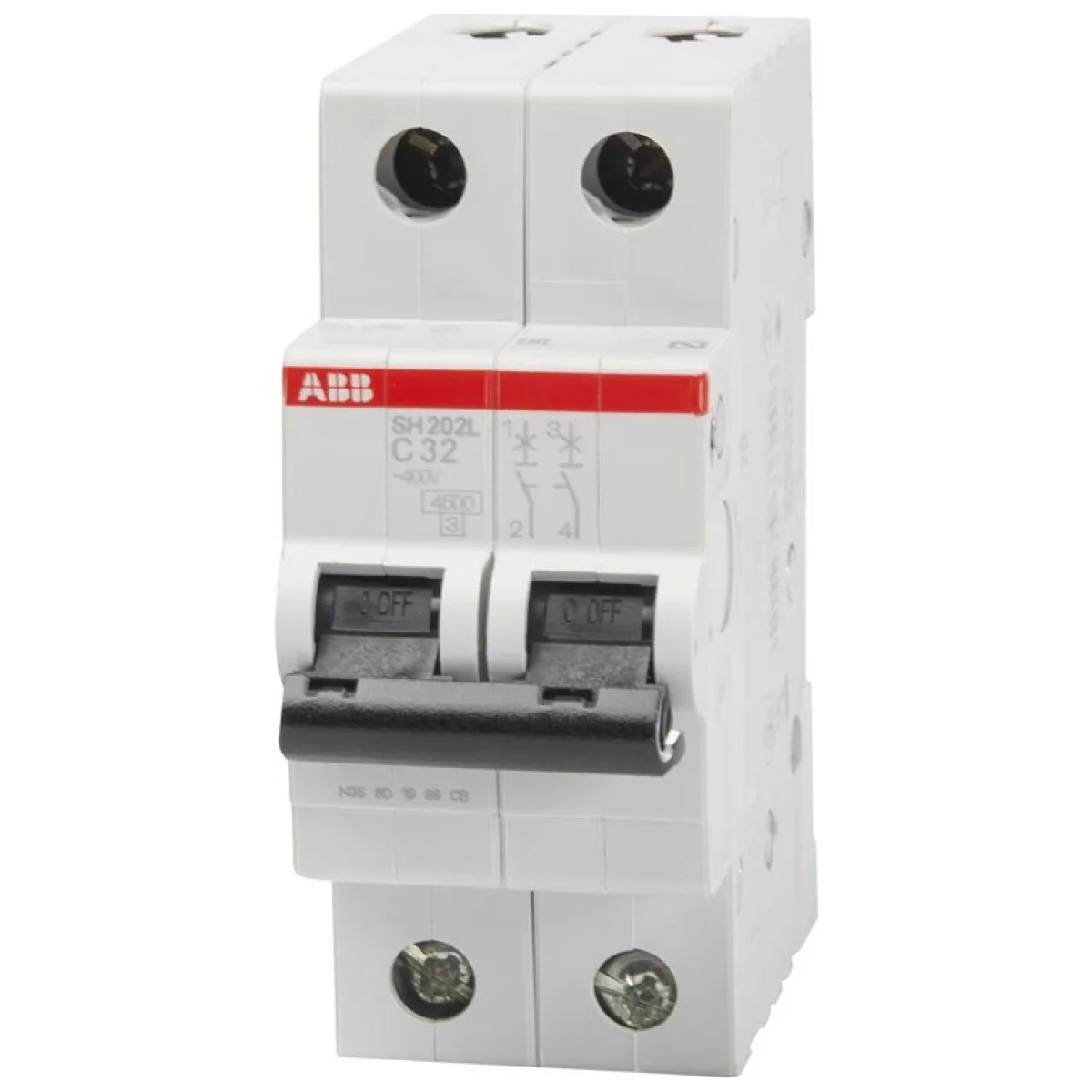 Intrerupator automat 32A 2P curba C 4.5kA SH202-L bipolar