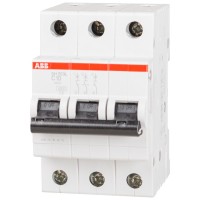 Intrerupator automat 10A 3P curba C 4.5kA, trifazat - vedere laterala